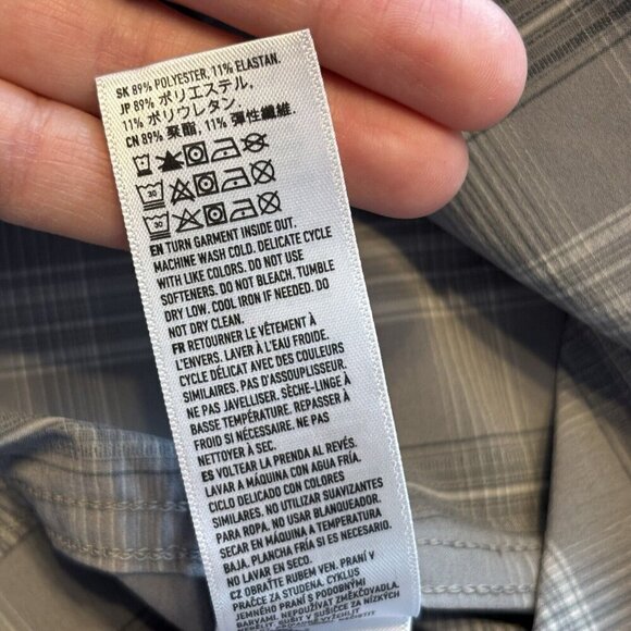 Royal Robbins Shirt Mens Long Sleeve XL Spotless Plaid Y422031 Outdoor HeiQ - Picture 12 of 13